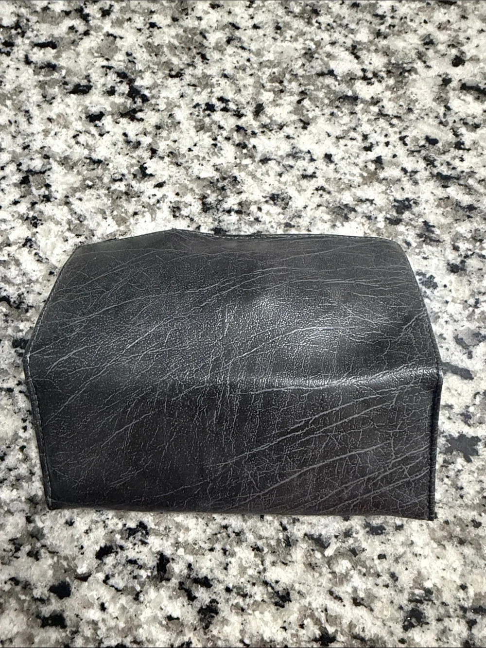 N/A black leather